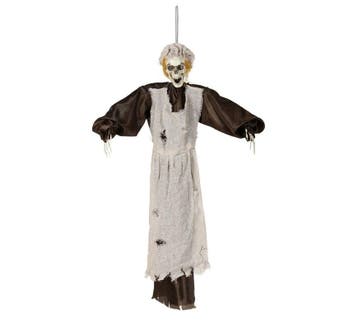 Halloween Skelet Dames 90cm, Verzenden