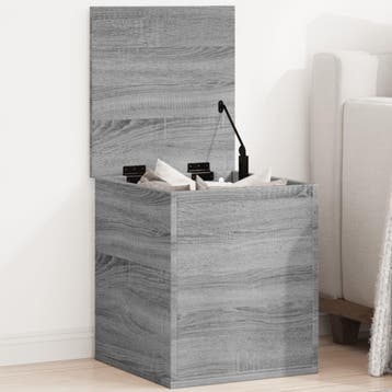 vidaXL Opbergbox 40x42x46 cm bewerkt hout grijs sonoma, Verzenden