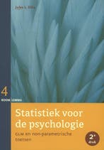 Statistiek voor de psychologie / deel 4 / Statistiek voor de, Boeken, Verzenden, Zo goed als nieuw, Jules E. Ellis