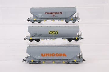 Rivarossi, Jouef H0 - Wagon de marchandises pour trains, Nieuw