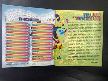 2000 Panini Complete Sticker Album - Brasileirão 2000 (Copa, Nieuw