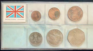 Italië, Engeland. Lotto 170 Monete Lire FDC: compresa