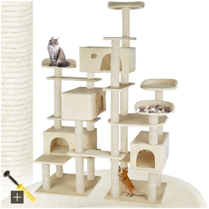 Krabpaal Entissar 214cm - beige, Dieren en Toebehoren, Katten-accessoires, Verzenden
