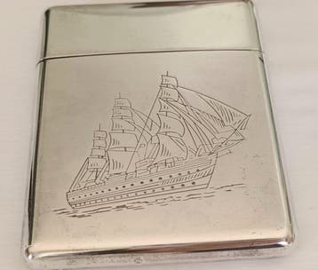 Del Conte - sigaretten dispenser - .925 zilver -
