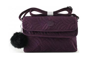 Kipling Schoudertas Paars, Verzenden, Zo goed als nieuw, Paars
