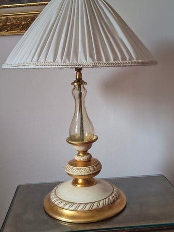 Lampe de table - Céramique et verre de Murano
