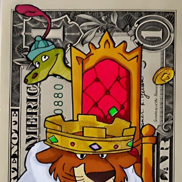 TOONS - PRINCE JOHN & SIR HISS – THE TAX KING