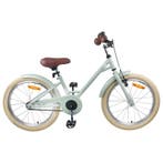 vidaXL Kinderfiets 18 Inch voor 5-7 jaar oud Lichtgroen, Verzenden
