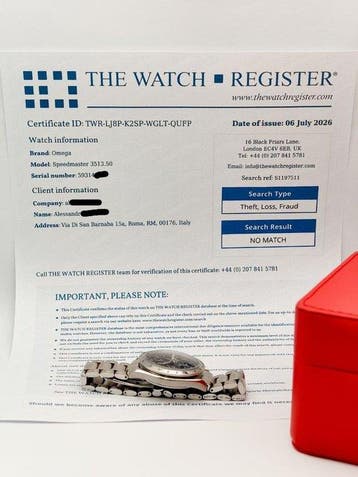 Omega - Speedmaster Date - Sans prix de réserve - 3513.50 -