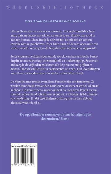 Wie vlucht en wie blijft / De Napolitaanse romans / 3, Verzenden, Zo goed als nieuw, Elena Ferrante