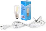 E14 Fitting, Kabel 1.8mtr, LEDLAMP (o.a. voor Zoutlamp) -..., Ophalen of Verzenden, Nieuw