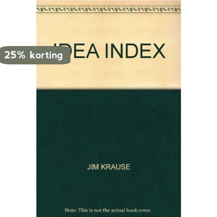 Idea Index 9781581800463 Jim Krause, Boeken, Taal | Engels, Gelezen, Verzenden