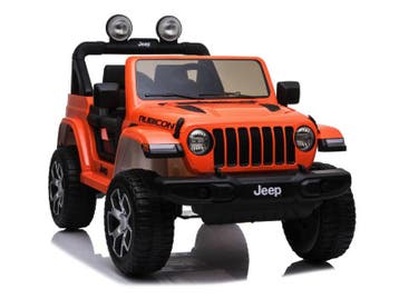 Jeep Wrangler Rubicon, 12v kinderauto met Lithium accu, rubb, Kinderen en Baby's, Ophalen of Verzenden, Nieuw