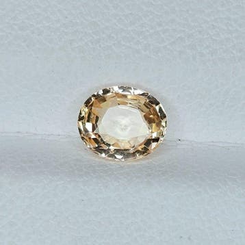 Zonder minimumprijs Geel Saffier - 1.09 ct - International, Handtassen en Accessoires, Nieuw