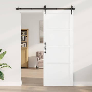 vidaXL Interne Deur 83 x 211 cm Multiplex Wit, Doe-het-zelf en Bouw, Verzenden, Nieuw