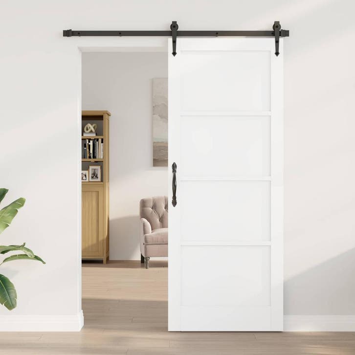 vidaXL Interne Deur 83 x 211 cm Multiplex Wit, Doe-het-zelf en Bouw, Deuren en Vliegenramen, Nieuw, Verzenden