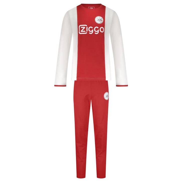 Ajax Pyjama Wit Rood Wit Ziggo, Sport en Fitness, Voetbal, Overige typen, Nieuw, Verzenden