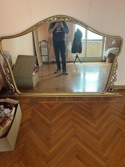 Miroir mural - Bois, Antiek en Kunst, Curiosa en Brocante