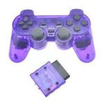 PS2 Controller Dualshock 2 Wireless Transparant Paars (Th..., Games en Spelcomputers, Spelcomputers | Sony PlayStation 2, Ophalen of Verzenden
