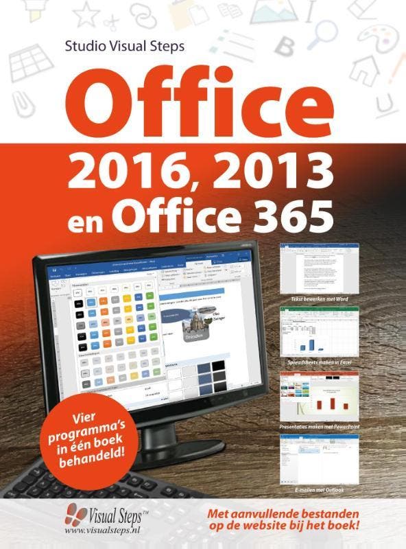 Office 2016 en 2013 9789059055131 Studio Visual Steps, Boeken, Informatica en Computer, Zo goed als nieuw, Verzenden