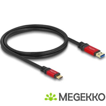 DeLOCK 80617 USB-kabel 1 m USB 3.2 Gen 2 (3.1 Gen 2) USB A, Informatique & Logiciels, Verzenden