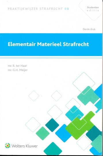 Elementair Materieel Strafrecht, Verzenden, Nieuw