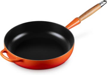 Sautepan Gietijzer 28cm | Retour deal | Snel beslist, Huis en Inrichting, Verzenden, Zo goed als nieuw, Gietijzer
