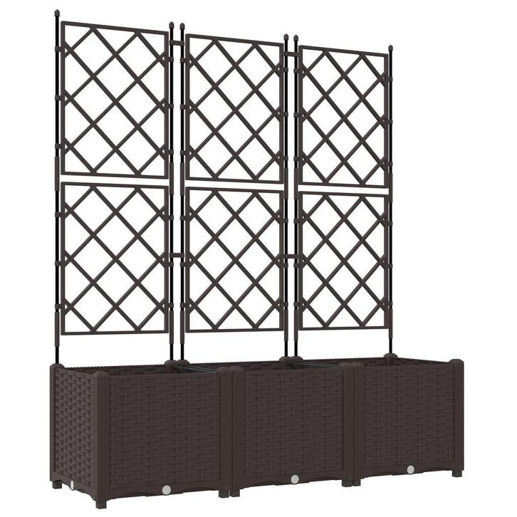 Tuindruppel + Trellis 120cm | Retour deal -29% | Grijp nu!, Tuin en Terras, Bloembakken en Plantenbakken, 60 cm of meer, 100 cm of meer