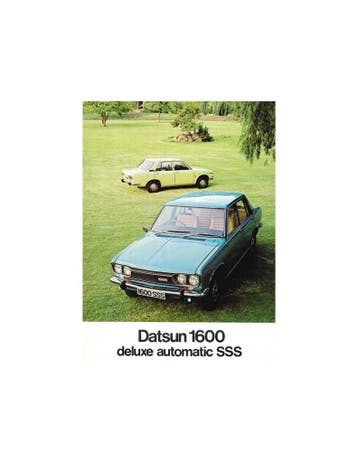 1973 DATSUN 1600 BROCHURE ENGELS