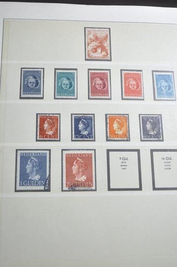 Pays-Bas 1940/1995 - Collection en 3 albums Lindner de luxe, Postzegels en Munten, Gestempeld
