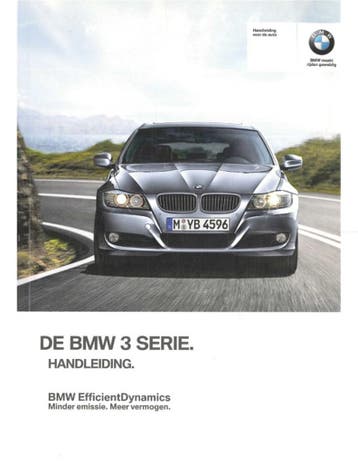 2011 BMW 3 SERIE INSTRUCTIEBOEKJE NEDERLANDS