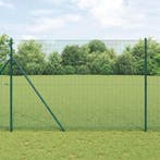 vidaXL Hekpaal. Staal Groen, Verzenden, Nieuw