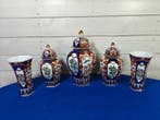 Handgeschilderd Japanse Gold Imari Vazen Set - Lamp (5) -