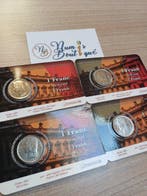 België. Lot de 4 coincards Belge 1950-1988 (Zonder