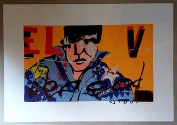 Herman Brood (1946-2001) - Elvis, Antiek en Kunst