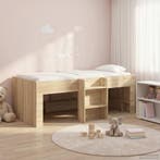 vidaXL Kids loftbed met ladder Sonoma 90 x 200 cm Bewerkt, Verzenden, Nieuw