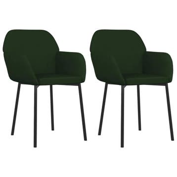 Fluweel Stoelen 41% eraf | Retour Deal | Snel weg!, Huis en Inrichting, Overige materialen, Twee, Overige kleuren, Verzenden