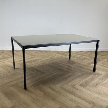 Ahrend  kantinetafel 160x100 cm, grijs - antraciet, Bureau