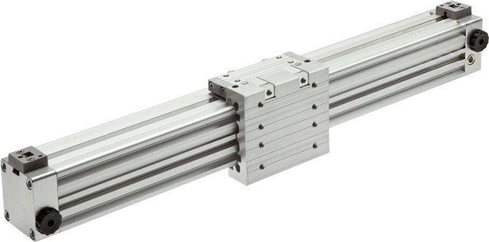 Vérin Sans Tige 25-400mm - Magnétique - Amortissement -, Bricolage & Construction, Ventilation & Extraction, Envoi