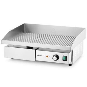 Bak-/Grillplaat | BudgetLine | Elektrisch | Gegroefd, Verzenden