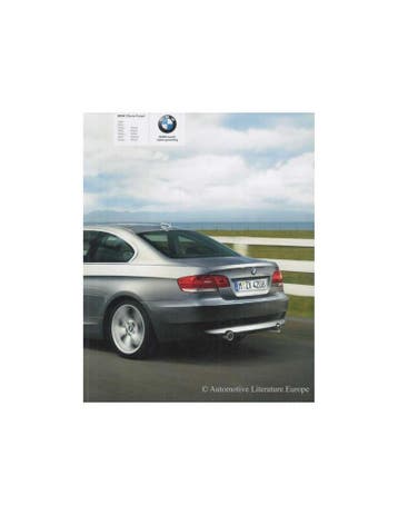 2008 BMW 3 SERIE COUPÉ BROCHURE NEDERLANDS, Ophalen of Verzenden