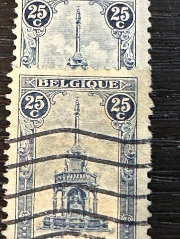 België 1919 - Perron te Luik - OBP : 164A, Gestempeld