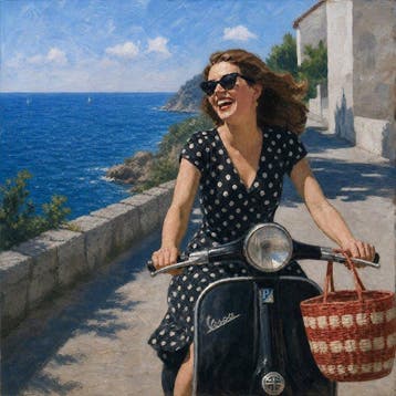 Le Yack - Roman Holiday, Detour to the Sea - Hand-signed