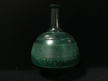 Vintage Japanese Studio Bronze Vase by Living National
