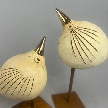 Ewa Budzowska - 2 BIRDS, Antiquités & Art