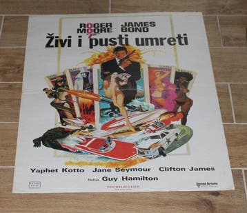 James Bond - Live and Let Die (1973) – Roger Moore – Robert, Antiek en Kunst