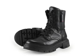 Tommy Hilfiger Veterboots in maat 36 Zwart, Verzenden, Overige typen