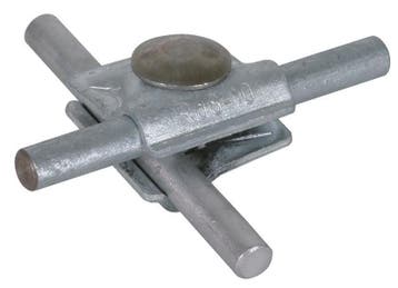 Dehn MV Klem ST TZN Voor RD 8-10MM Met spantkopschroef, Verzenden, Nieuw