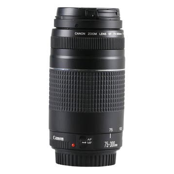 Canon EF 75-300mm f/4-5.6 III met garantie, Ophalen of Verzenden, Gebruikt