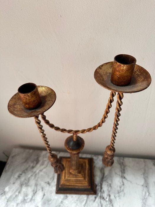 Kandelaar - Brons, Antiek en Kunst, Curiosa en Brocante